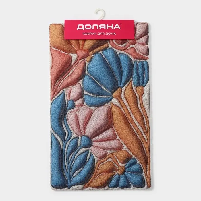 Коврик придверный Доляна, ПВХ, 45&times;75 см
