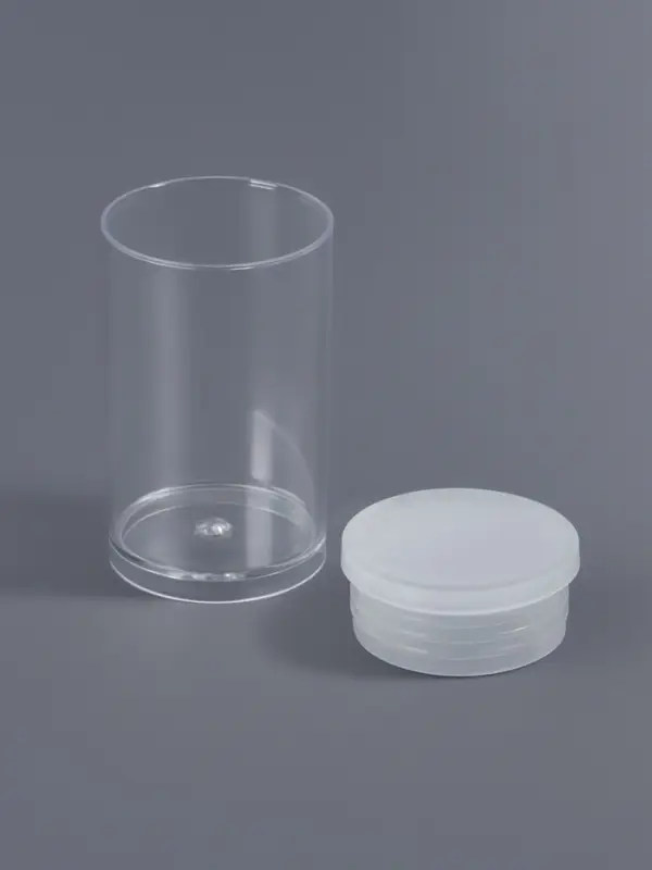 Набор баночек для мелочей, d=2.2×3.8 см, 5 шт., прозрачный