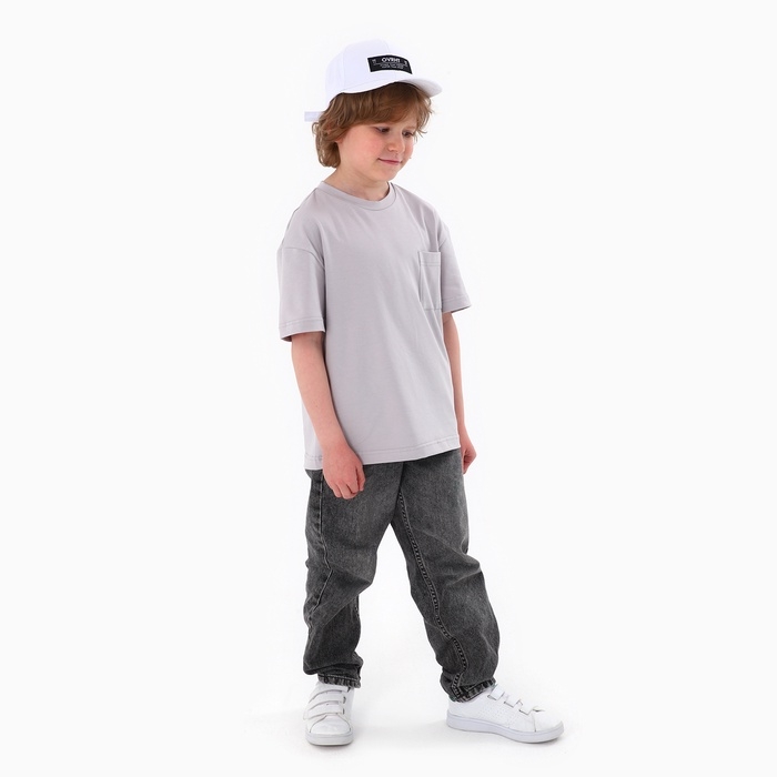 Кепка детская для мальчика для девочки OVRHT, цвет белый, р-р 52-54, 5-7 лет