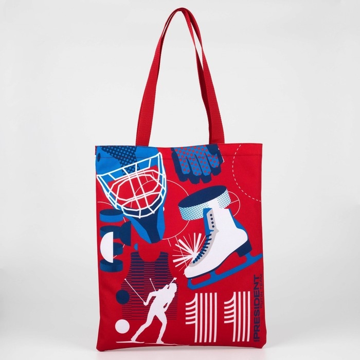 Сумка шоппер Putin team, 35 х 40 х 0.5 см, красная Сумка шоппер Putin team, 35 х 40 х 0.5 см, красная