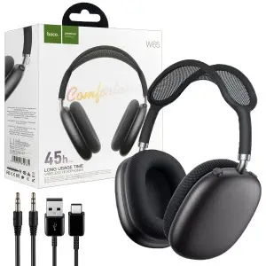 Наушники W65 HOCO Wireless Headphones серые