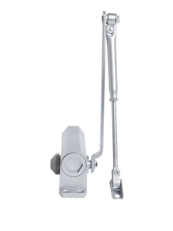 Доводчик дверной ТУНДРА d=60SL, до 60 кг, цвет серебро