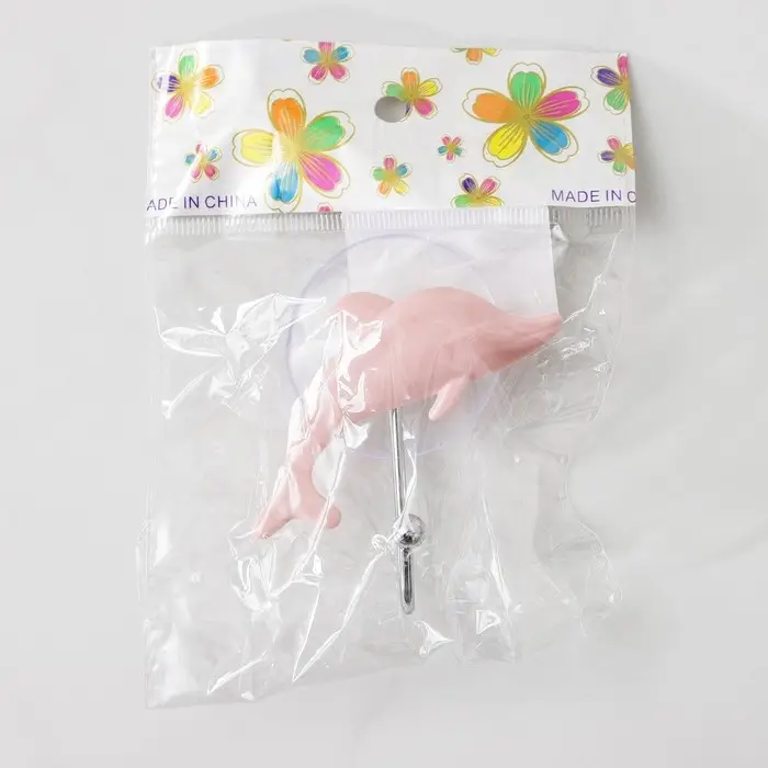 Крючок на вакуумной присоске «Дельфин», цвет МИКC