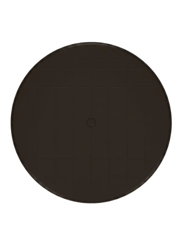 Стол круглый, 90&times;90&times;75 см, пластиковый, коричневый