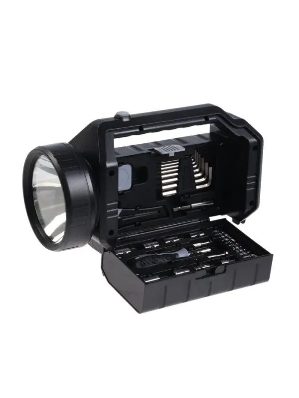 Набор инструментов ТУНДРА, подарочный пластиковый кейс &laquo;Фонарь большой&raquo;, 32 предмета