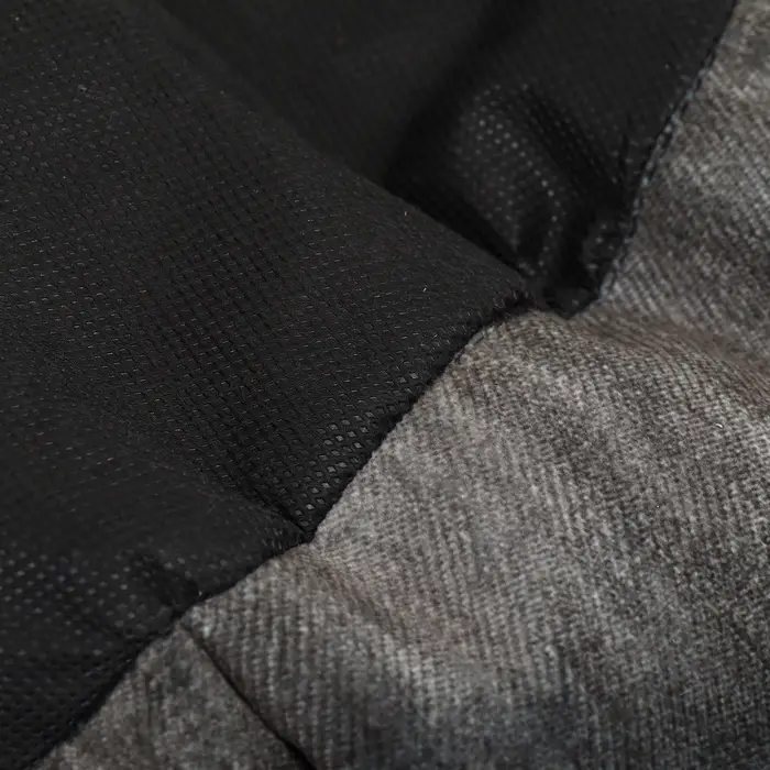 Лежанка-трансформер, 60&times;50&times;15 см, велюр, искусственный мех, цвет МИКС