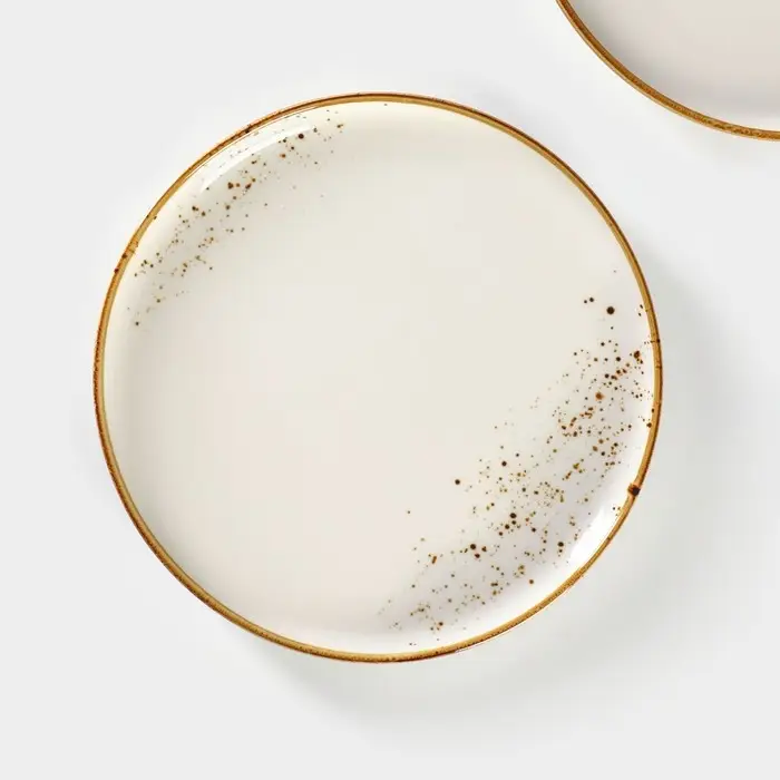 Блюда для подачи Magistro «Церера», набор 2 шт., d=20 см, белые Блюда для подачи Magistro «Церера», набор 2 шт., d=20 см, белые