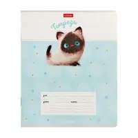 Тетрадь 12л кл "Кошарики", на скобе, обл мел карт, скругл углы Тетрадь 12л кл "Кошарики", на скобе, обл мел карт, скругл углы