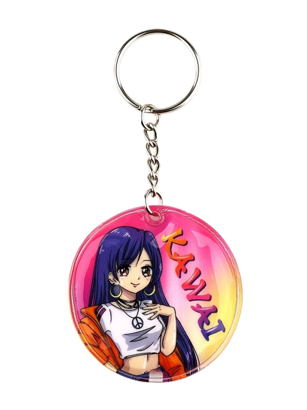 Брелок для ключей с фонариком "Каваий", 5 х 5 см