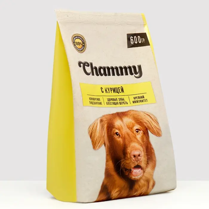 Сухой корм Chammy для собак, курица, 600 г