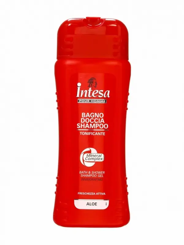 INTESA Шампунь-гель для душа Aloe and Mineral Complex 500мл INTESA Шампунь-гель для душа Aloe and Mineral Complex 500мл