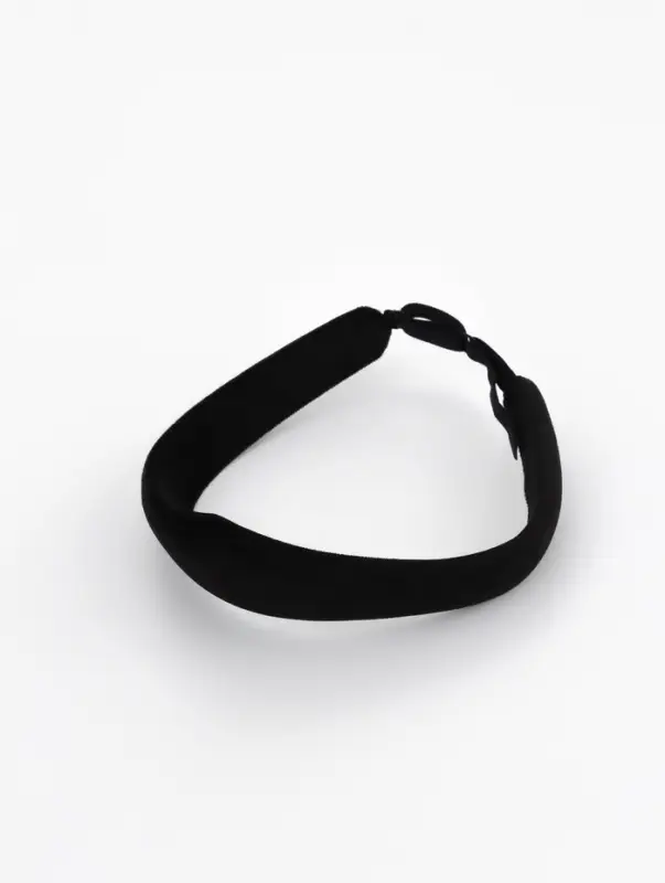 Ободок-кокошник для волос "Мария" 18х5,5 см, чёрный