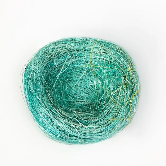 Гнездо, 7 см, крашеная солома, МИКС