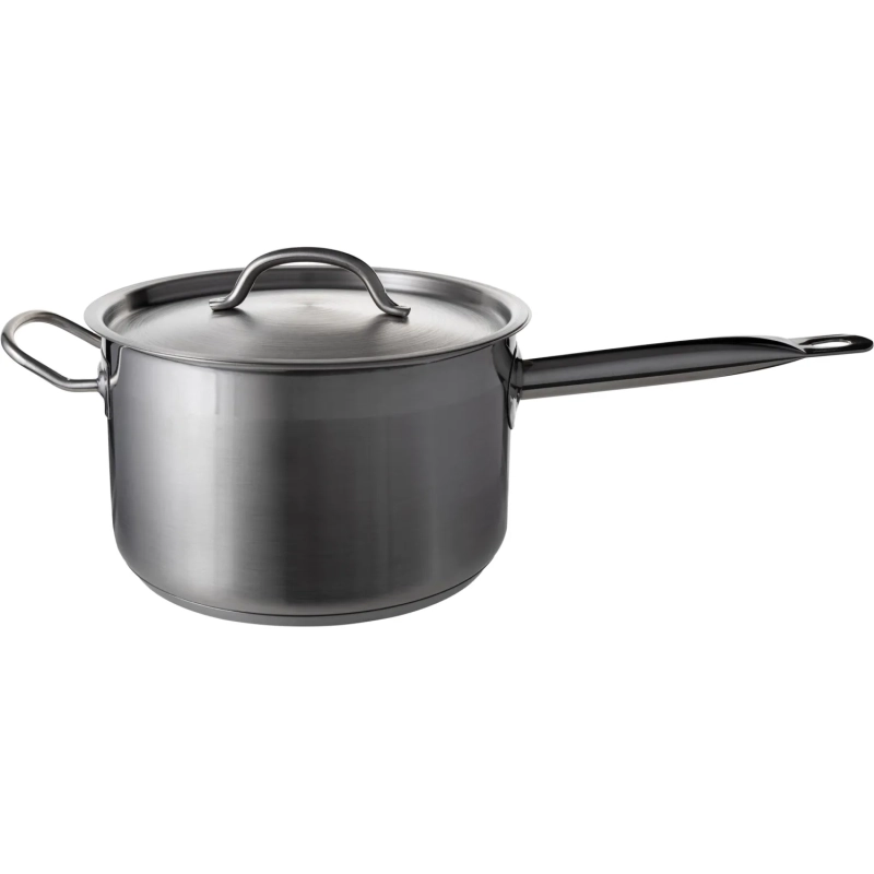 Сотейник 4л, нерж сталь, тройное дно, d=215, h=128, сдвумя ручками,индукция
