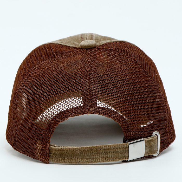 Кепка детская для мальчика с сеткой Adventure, джинса, р-р 52-54, 5-7 лет