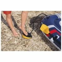 Лодка Treck X2, 2-местная, 255 х 127 х 36 см, вёсла 124 см, насос, до 225 кг, 61068 Bestway