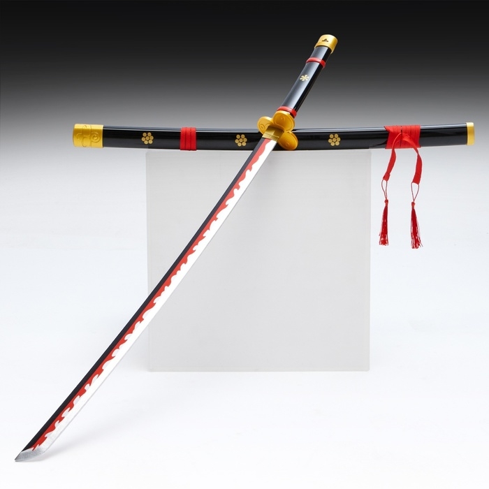 Сувенирное оружие Сувенирное оружие "Катана Зоро", 101 см, клинок 73 см/7 мм , деревянная