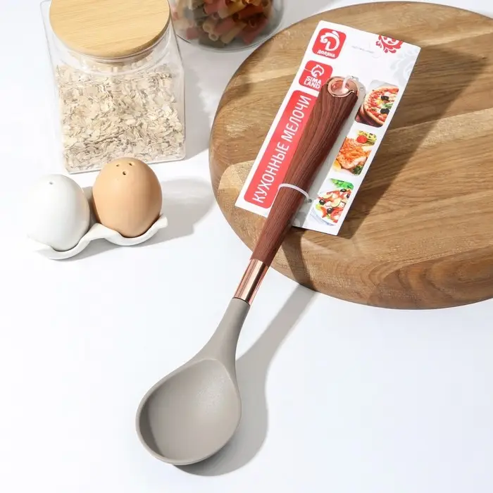 Ложка гарнирная Доляна «Лакруа», силикон, 33×6,8 см Ложка гарнирная Доляна «Лакруа», силикон, 33×6,8 см