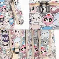 Рюкзак школьный &laquo;Звери&raquo;, с пеналом, 29&times;12&times;41 см, разноцветный