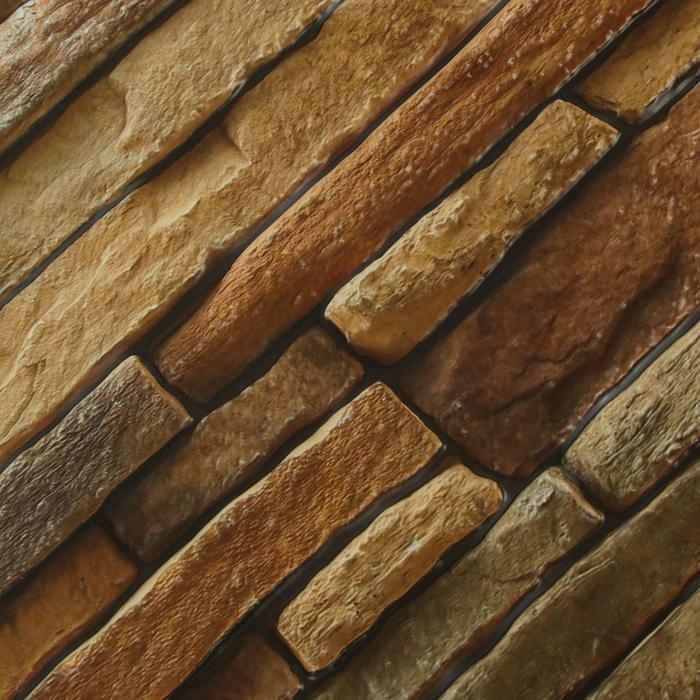 Панель ПВХ Сланец бурый 960х476 Панель ПВХ Сланец бурый 960х476