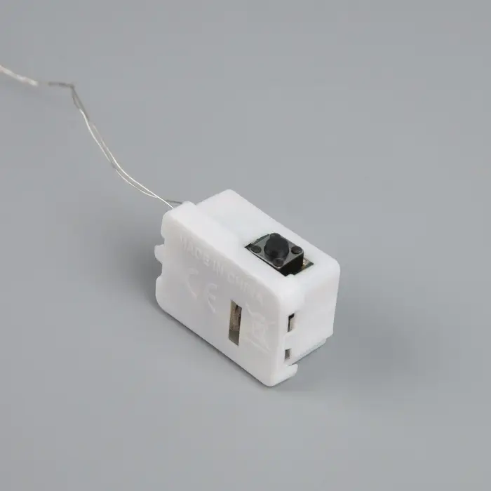 Набор гирлянд &laquo;Нить&raquo; 1 м, роса, 5 шт., IP20, серебристая нить, 10 LED, 3 режима, от батареек AG13&times;3, свечение мульти