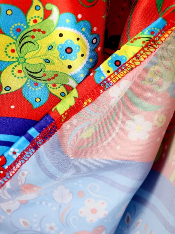 Сарафан русский народный «Русская девица», рост 134-146, красный