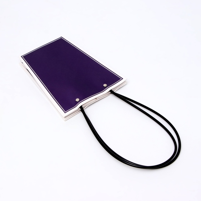 Сумка для цветов пудра влагостойкая, 17x17-11.5x11.5-20 см 7