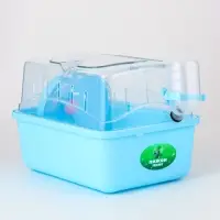 Клетка-переноска для грызунов, 23 х 17 х 16 см, бирюзовая Клетка-переноска для грызунов, 23 х 17 х 16 см, бирюзовая