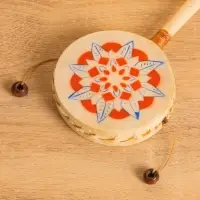 Сувенирный музыкальный инструмент &laquo;Клон тонг цветок&raquo;, 20&times;2&times;8 см