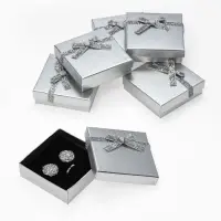 Набор подарочных коробочек 6 шт. под набор &laquo;Сияние&raquo;, 9&times;9, цвет серебро (4451030)