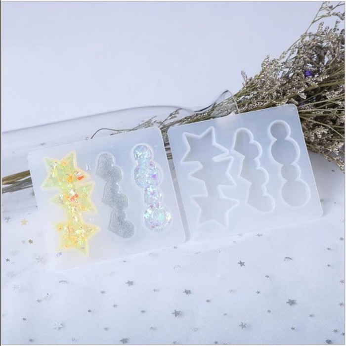 Форма силиконовая универсальная «Заколка», 3 вида заколки