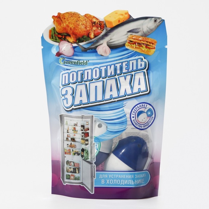 Поглотитель запаха для холодильников Greenfield 2 шт в пакете Поглотитель запаха для холодильников Greenfield 2 шт в пакете