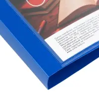 Папка-портфолио А4, Calligrata &laquo;Космические друзья&raquo;, пластиковая, на 2 кольцах, 10 файлов, МИКС