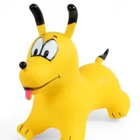 Попрыгун ZABIAKA &laquo;Собачка&raquo;, 56&times;32&times;53 см, жёлтый