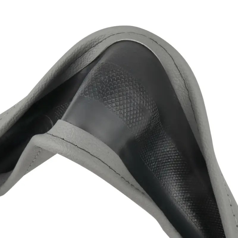 Оплетка на руль (нат. кожа) AVS GL-165L-GR (размер L, серый) - Серия "Classic"