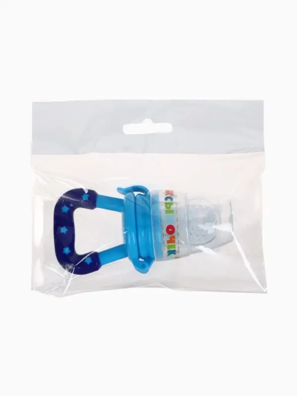 Ниблер для прикорма, с силиконовой сеточкой  Ниблер для прикорма, с силиконовой сеточкой "Сыночек", цвет синий