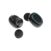 Наушники беспроводные VBT 1.16, TWS, вакуумные, Bluetooth 5.0, 40/250 мАч, с фонариком, чёрные