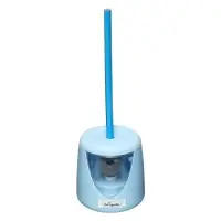 Точилка для карандашей электрическая Calligrata, с контейнером, на батарейках (в комплект не входят), голубая