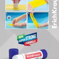Клей-карандаш, ErichKrause Extra, PVP, усиленный, 8 г