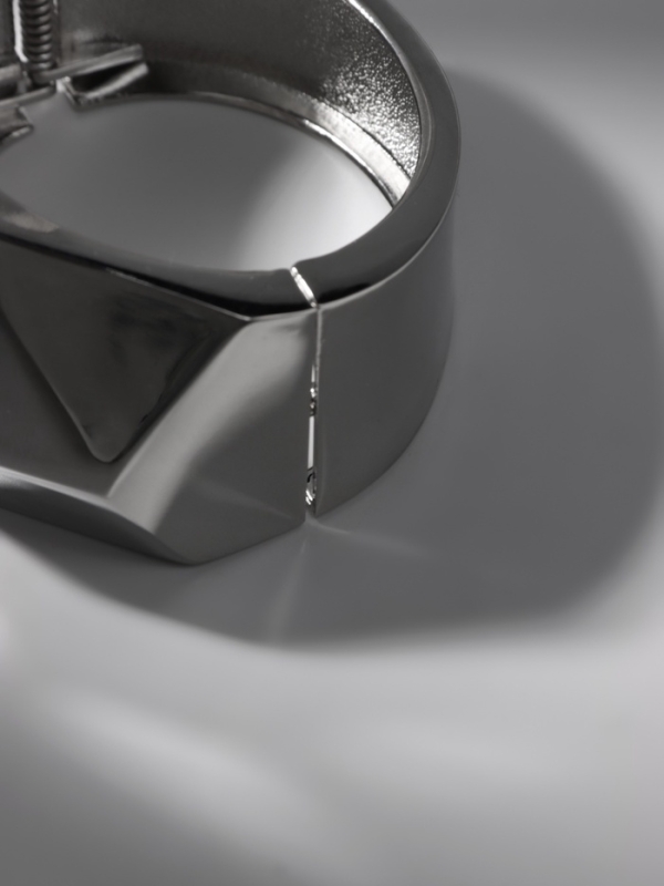 Браслет металл «Манжета» углы, цвет серебро Браслет металл «Манжета» углы, цвет серебро