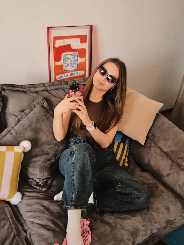 Очки солнцезащитные женские &laquo;OneSun. Кошачий глаз&raquo;, uv 400, чёрный, фиолетовый