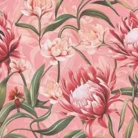 Бумага упаковочная крафт &laquo;Цветочная&raquo;, 70&times;100 см