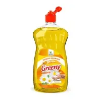 Средство для мытья посуды "Greeny" Light "Ромашка" 1000 мл. Clean&Green CG8157