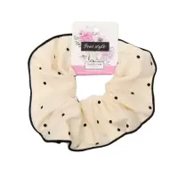 Резинка для волос "Орбита гранд" горох, 13 см, молочный