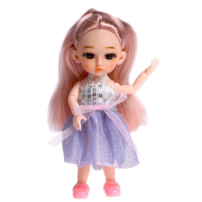 Кукла модная «Кристина» шарнирная, в платье, МИКС Кукла модная «Кристина» шарнирная, в платье, МИКС