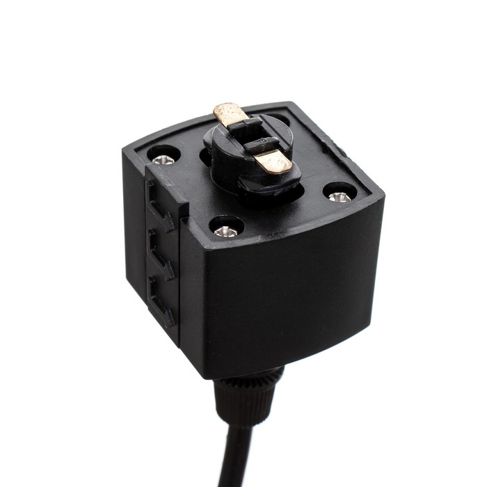 Светильник трековый «Кива» Е27 40Вт черный 22х22х21-121см Светильник трековый «Кива» Е27 40Вт черный 22х22х21-121см