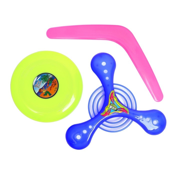 Бумеранг, набор 3 штуки, цвета МИКС Бумеранг, набор 3 штуки, цвета МИКС