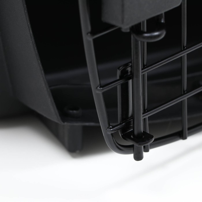 Переноска для животных с металлической дверью, 49 х 32 х 27, Фиолетовая Переноска для животных с металлической дверью, 49 х 32 х 27, Фиолетовая