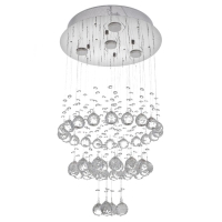 Светильник каскад Илария GU10 5Вт хром 40х40х70 см BayerLux