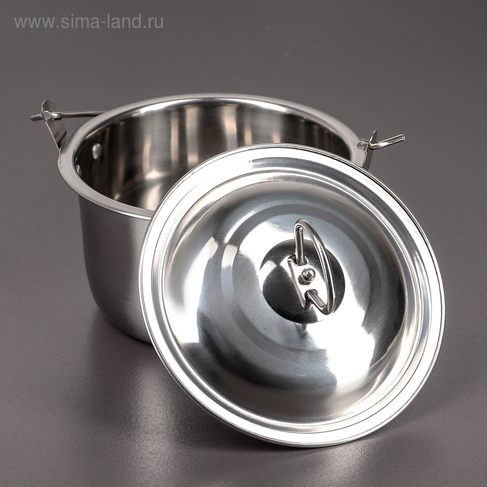 Котелок из нержавеющей стали «Походный», 1,7 л, 18×10 см Котелок из нержавеющей стали «Походный», 1,7 л, 18×10 см